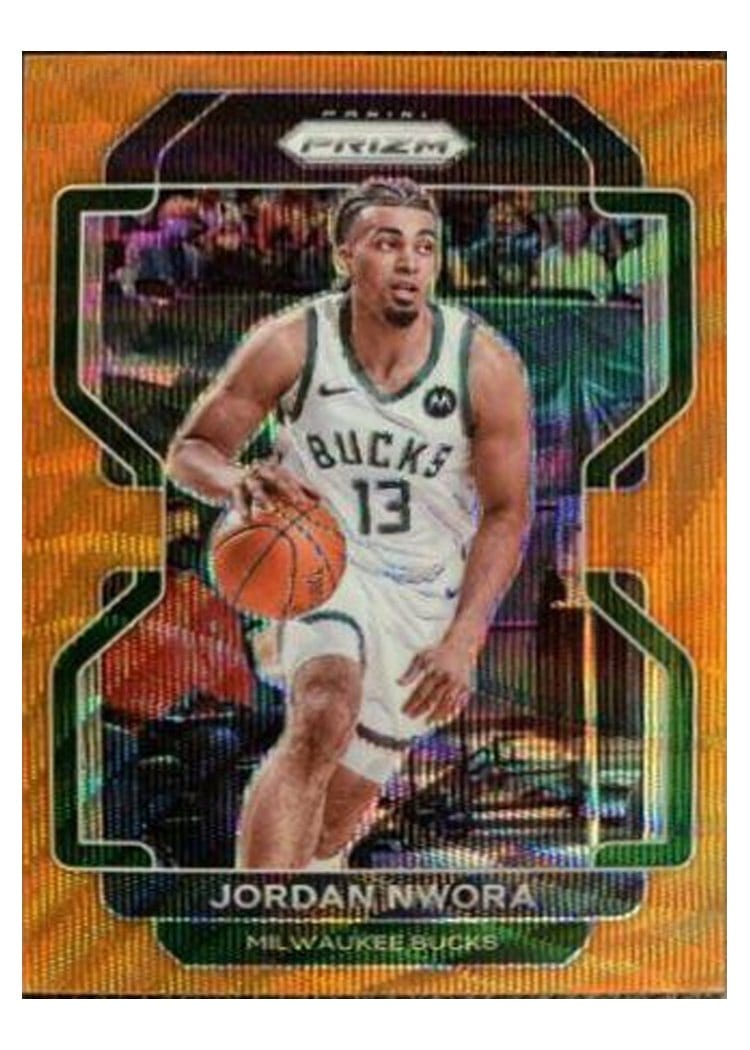 2021-22 Panini Prizm Base Set Jordan Nwora #80 card