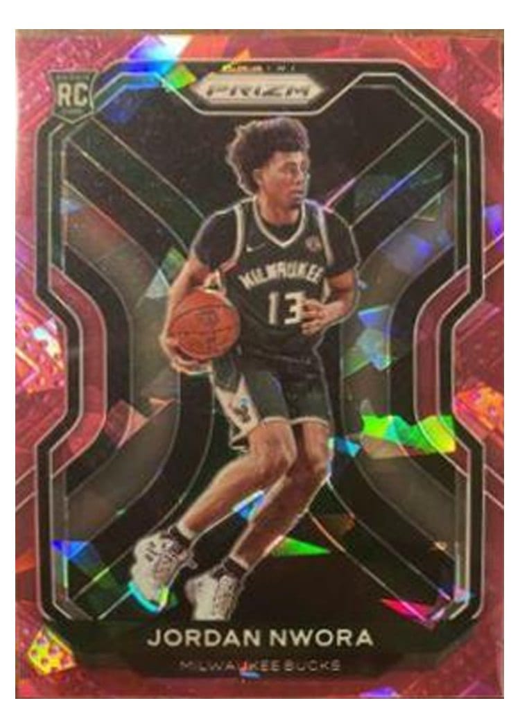 2021-22 Panini Prizm Base Set Jordan Nwora #80 card