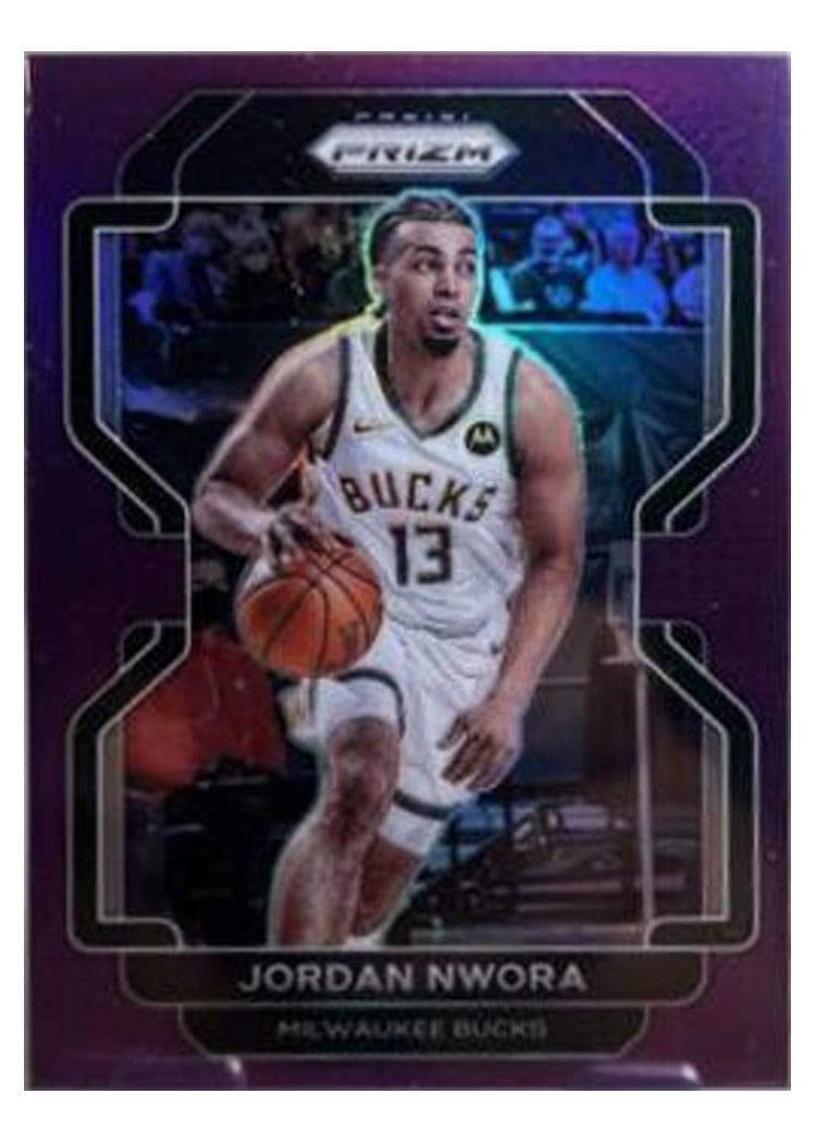 2021-22 Panini Prizm Base Set Jordan Nwora #80 card