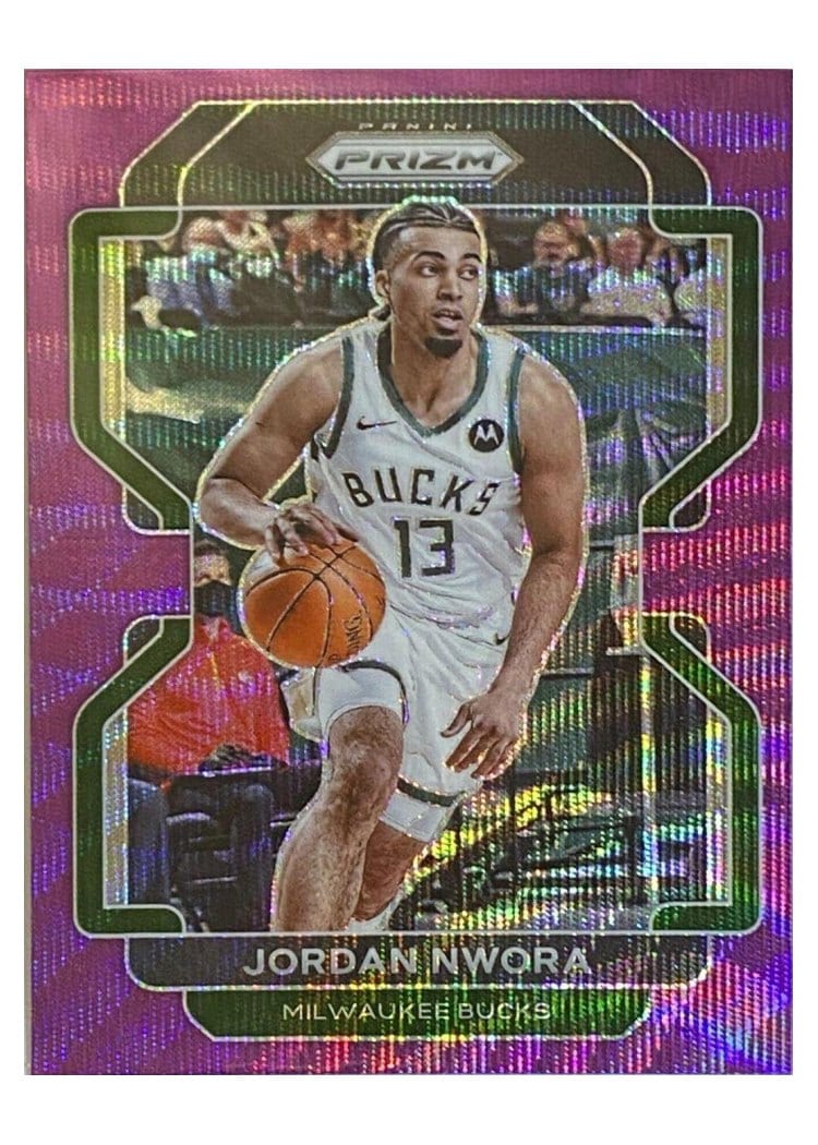 2021-22 Panini Prizm Base Set Jordan Nwora #80 card