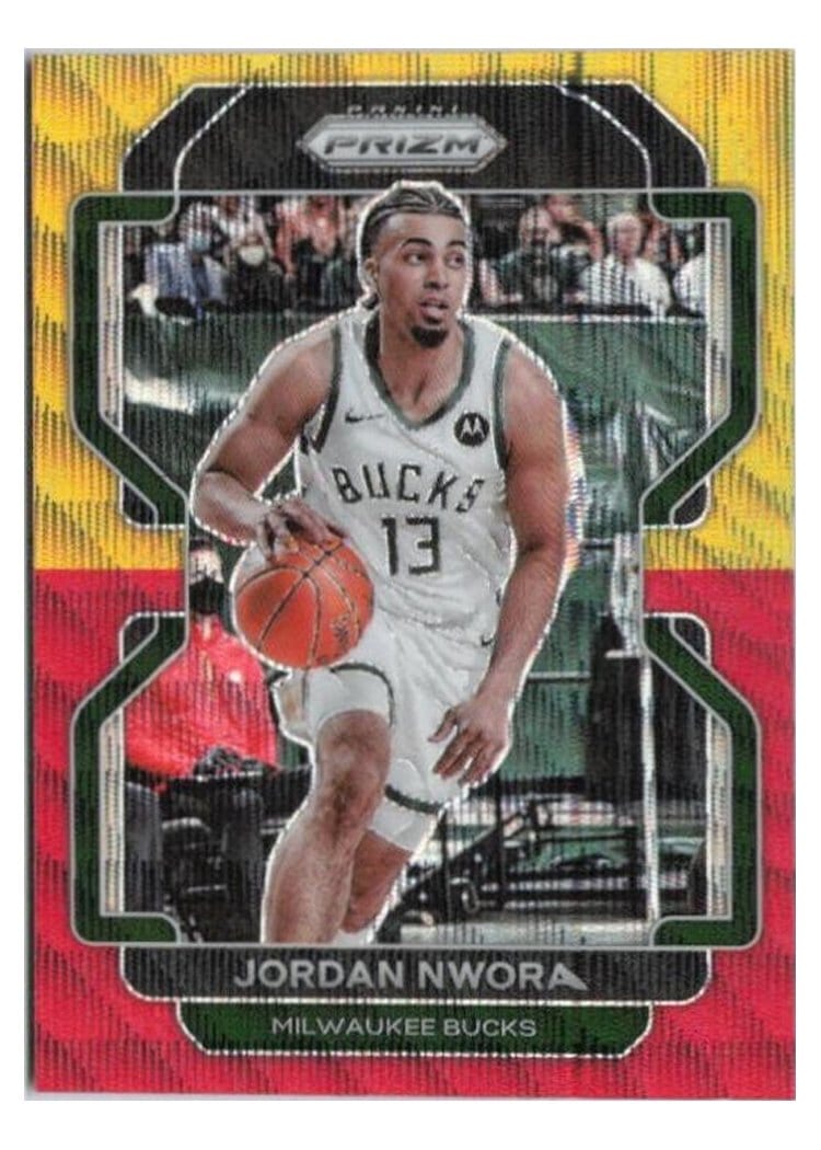 2021-22 Panini Prizm Base Set Jordan Nwora #80 card