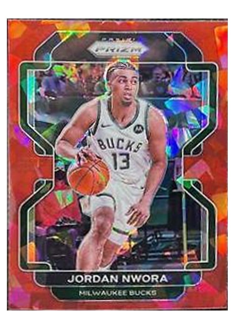 2021-22 Panini Prizm Base Set Jordan Nwora #80 card