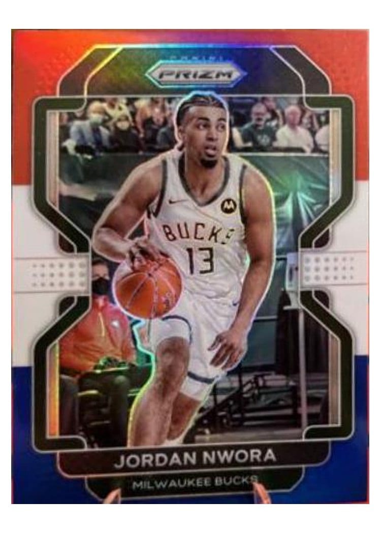 2021-22 Panini Prizm Base Set Jordan Nwora #80 card