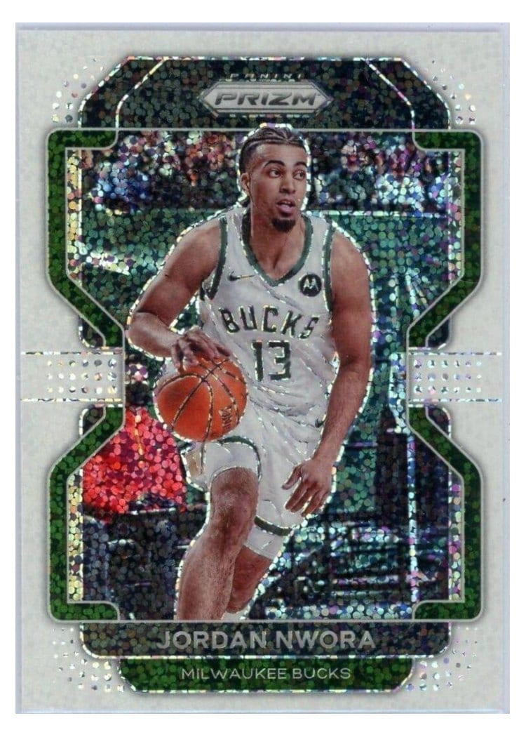 2021-22 Panini Prizm Base Set Jordan Nwora #80 card