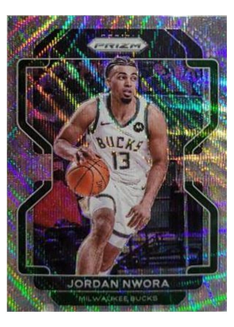 2021-22 Panini Prizm Base Set Jordan Nwora #80 card