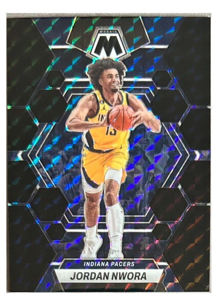 2022-23 Panini Mosaic Base Set Jordan Nwora #24 card