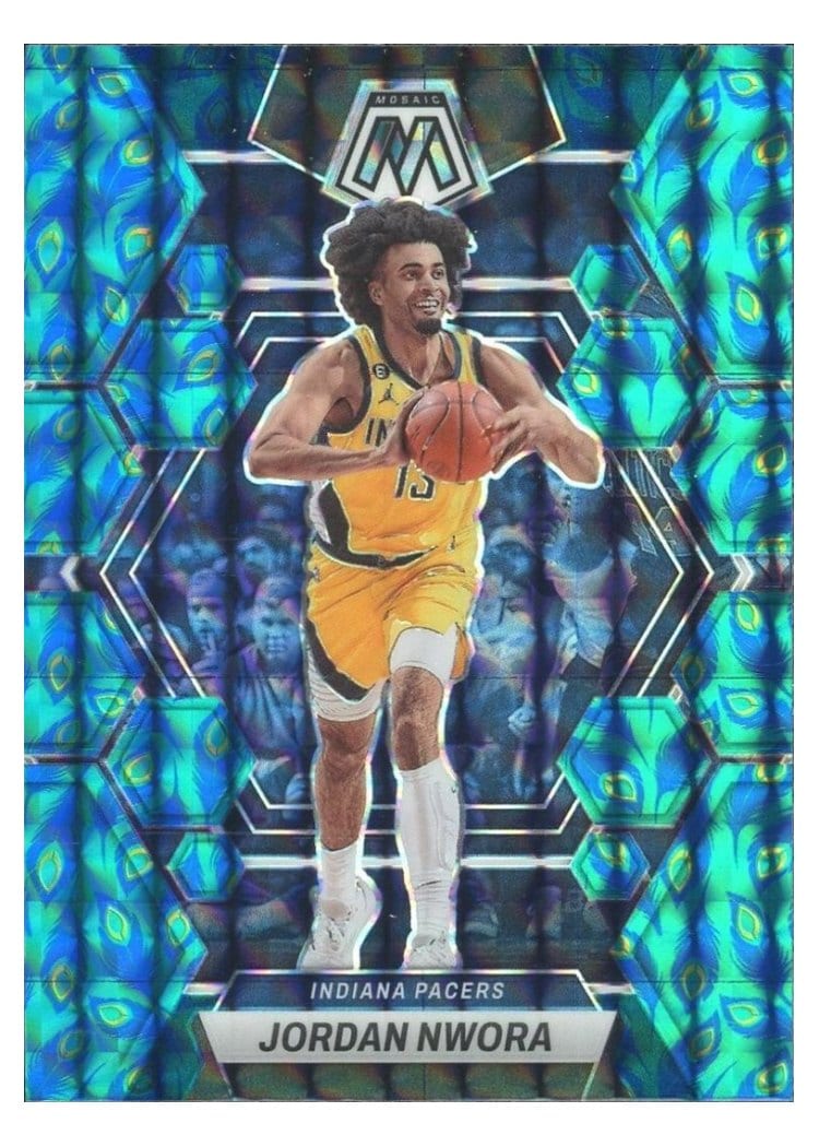 2022-23 Panini Mosaic Base Set Jordan Nwora #24 card
