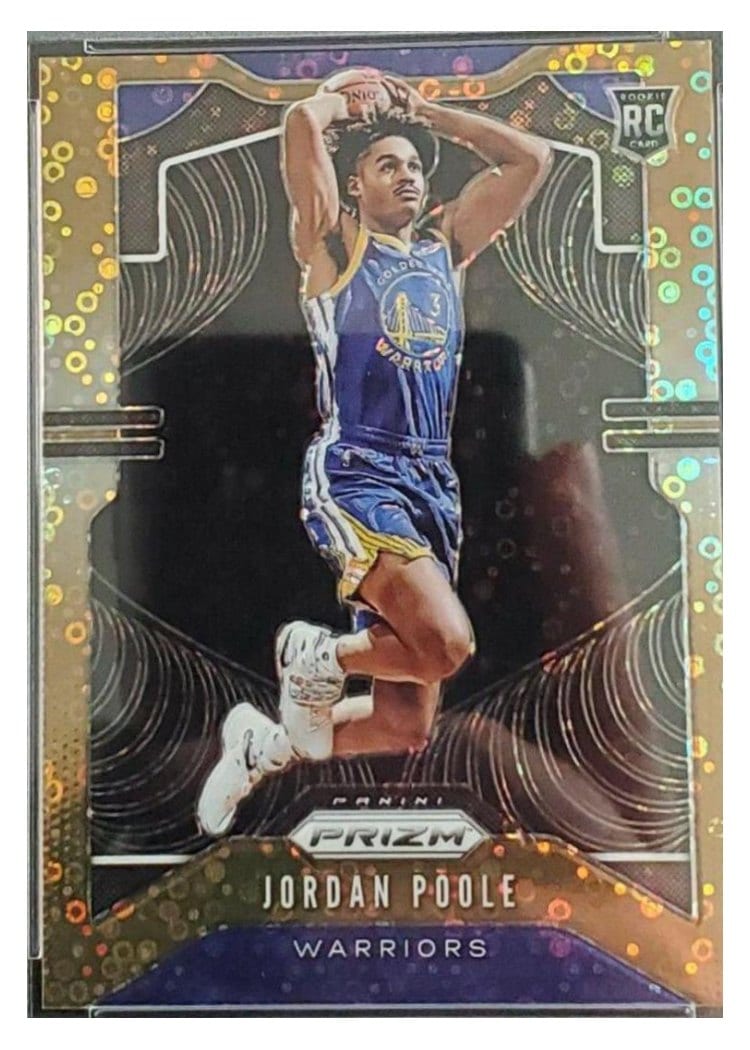 2019-20 Panini Prizm Base Set Jordan Poole #272 card