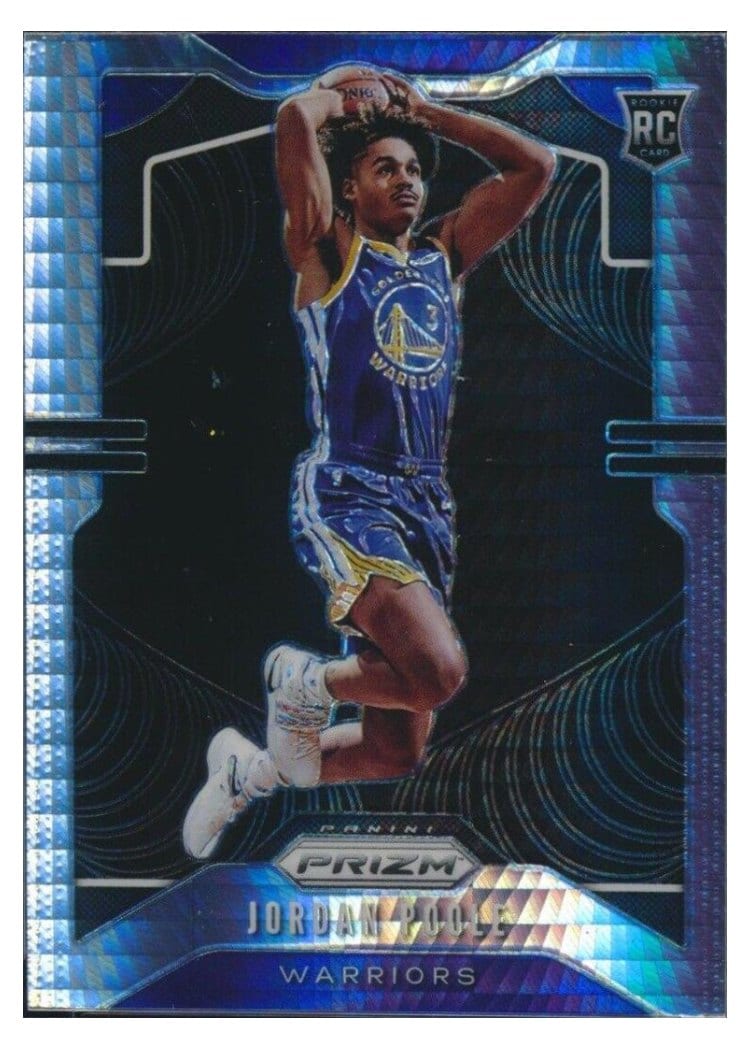 2019-20 Panini Prizm Base Set Jordan Poole #272 card