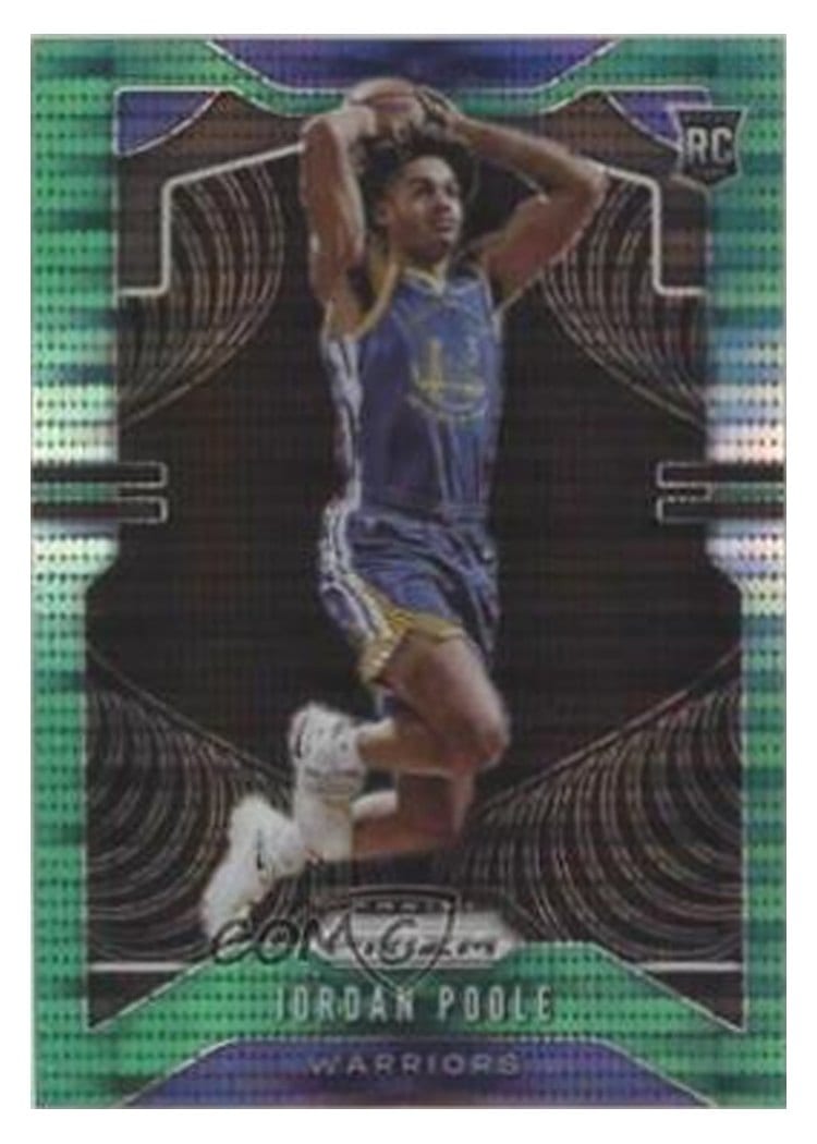 2019-20 Panini Prizm Base Set Jordan Poole #272 card