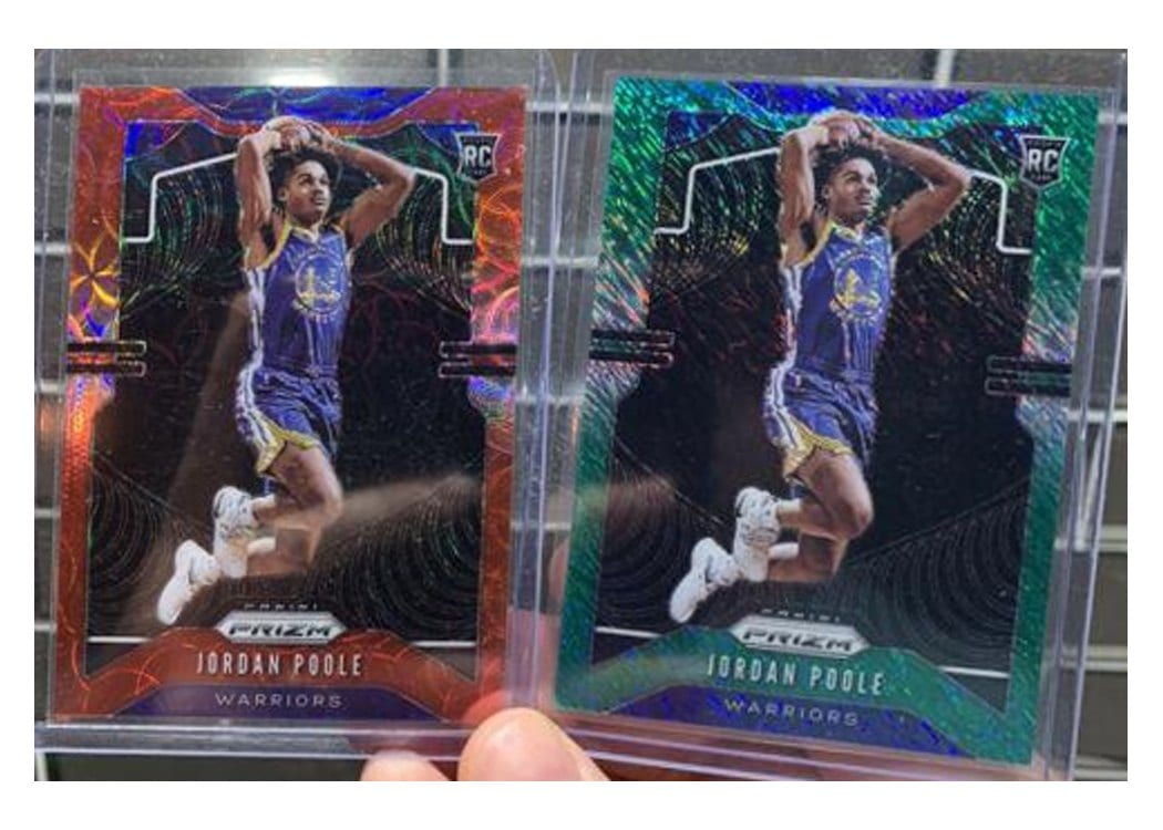 2019-20 Panini Prizm Base Set Jordan Poole #272 card