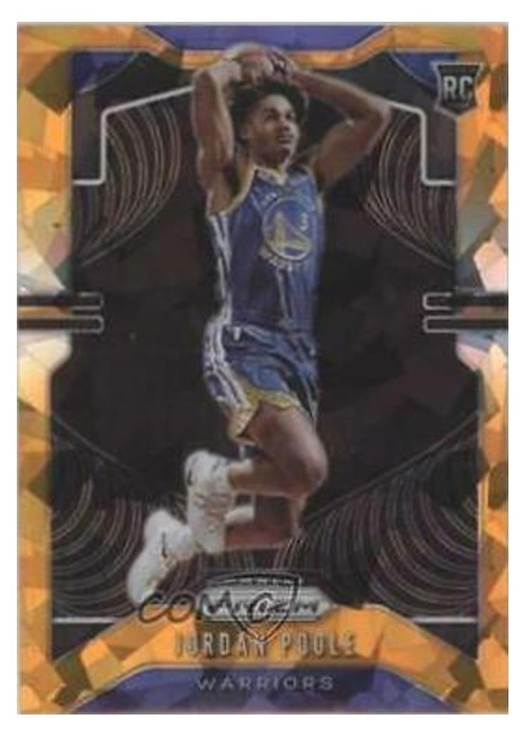 2019-20 Panini Prizm Base Set Jordan Poole #272 card