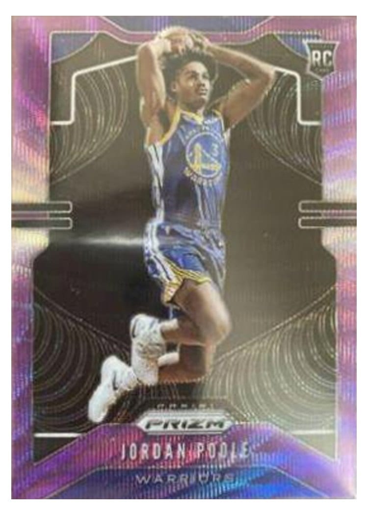 2019-20 Panini Prizm Base Set Jordan Poole #272 card