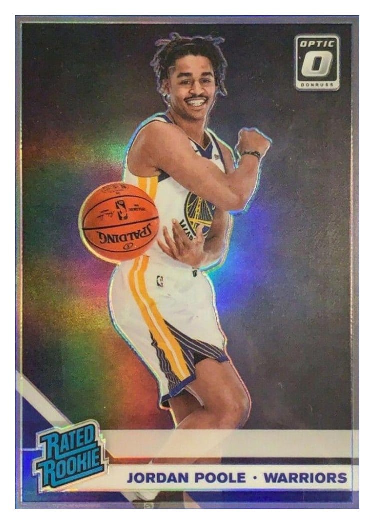 2019 Panini Donruss Optic Jordan Poole #169 card