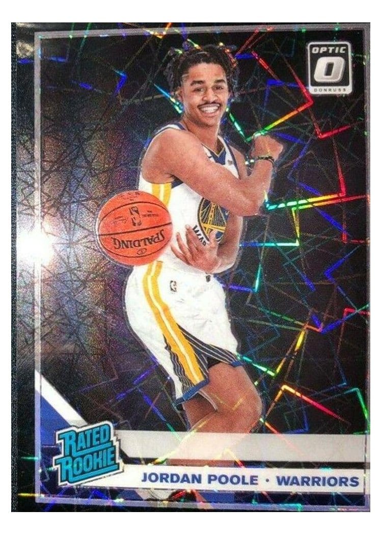 2019 Panini Donruss Optic Jordan Poole #169 card