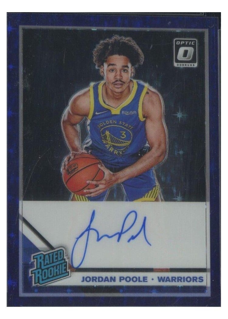 2019 Panini Donruss Optic Jordan Poole #169 card