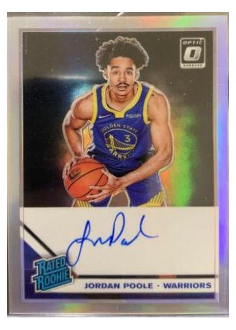 2019 Panini Donruss Optic Jordan Poole #169 card