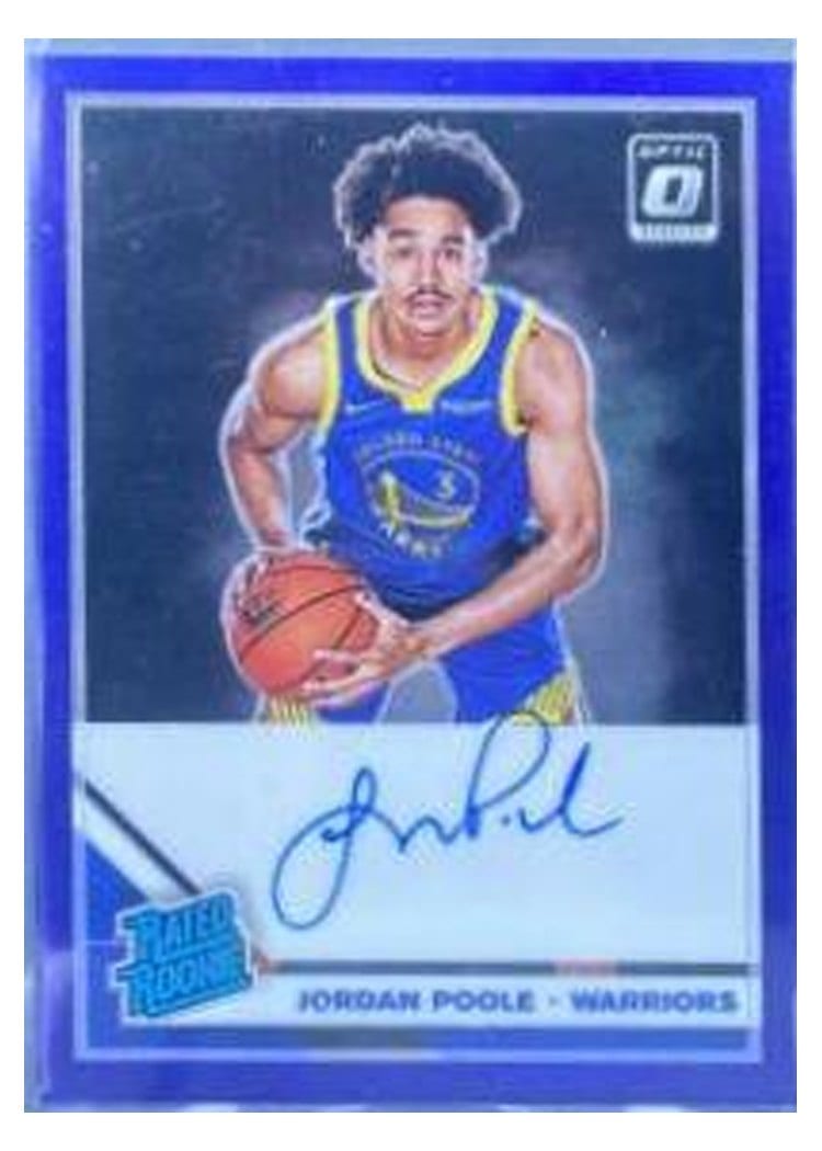 2019 Panini Donruss Optic Jordan Poole #169 card