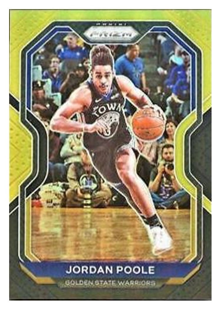 2020-21 Panini Prizm Base Set Jordan Poole #147 card