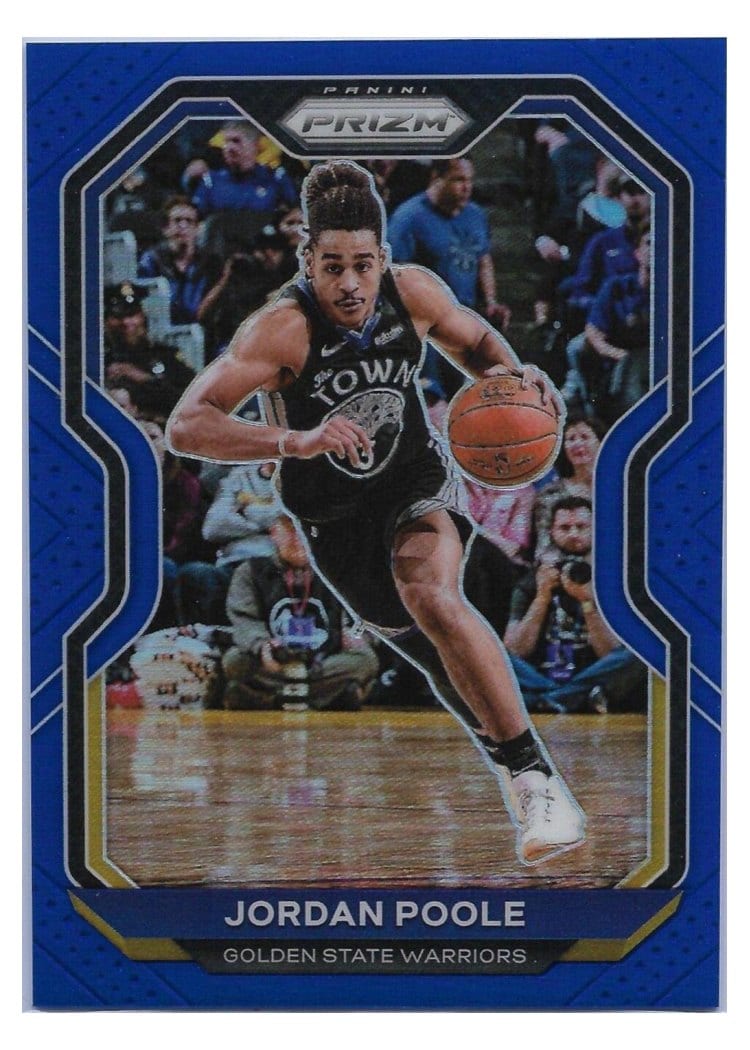 2020-21 Panini Prizm Base Set Jordan Poole #147 card