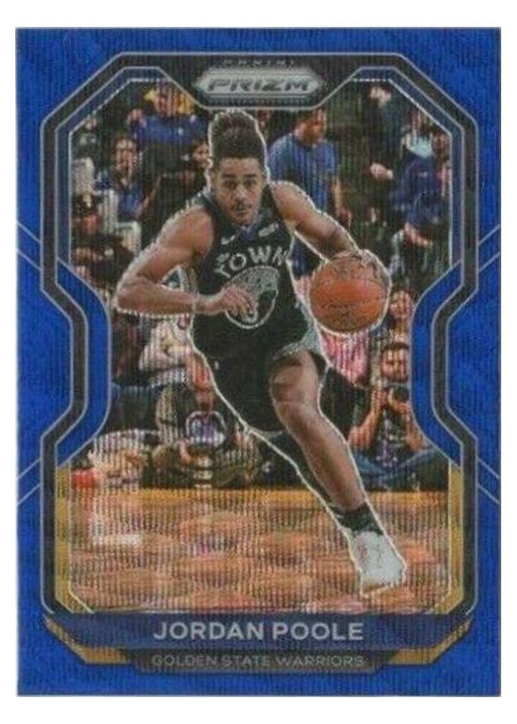 2020-21 Panini Prizm Base Set Jordan Poole #147 card