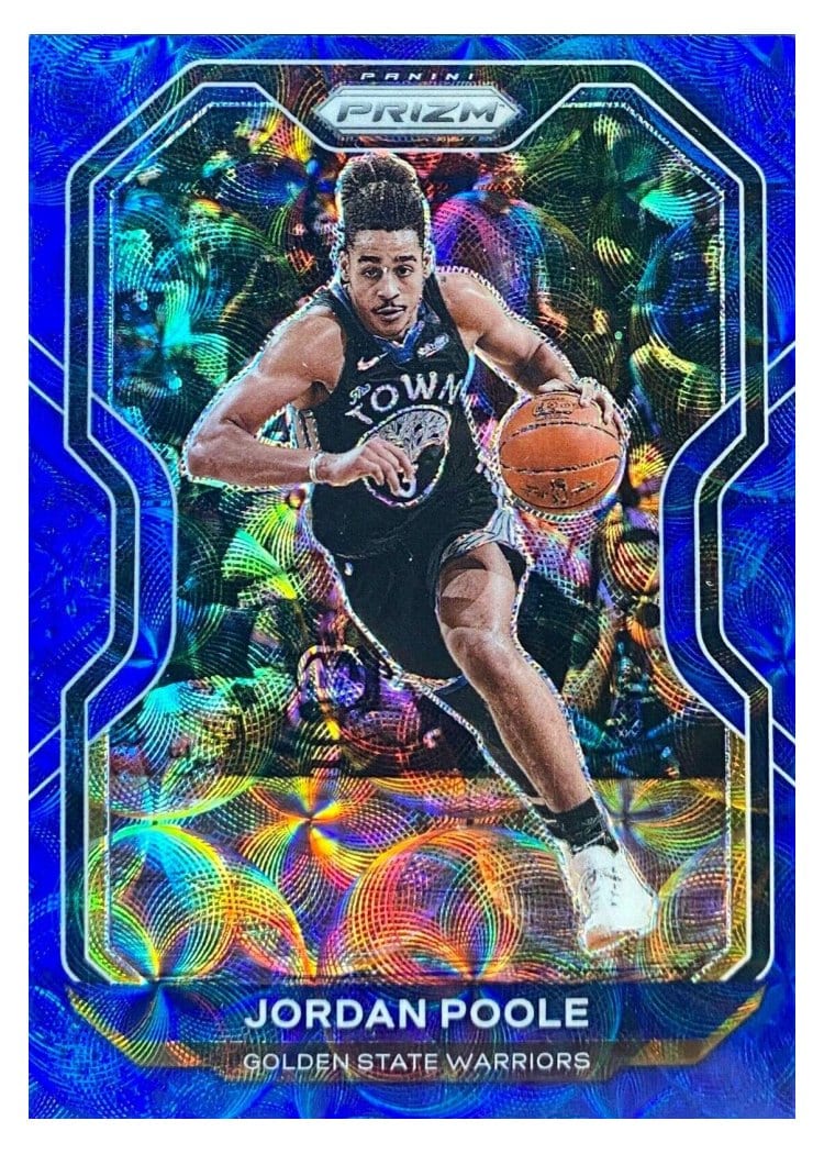 2020-21 Panini Prizm Base Set Jordan Poole #147 card
