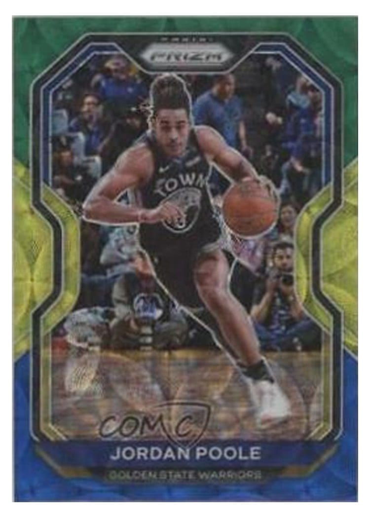 2020-21 Panini Prizm Base Set Jordan Poole #147 card