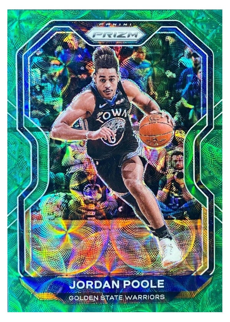 2020-21 Panini Prizm Base Set Jordan Poole #147 card