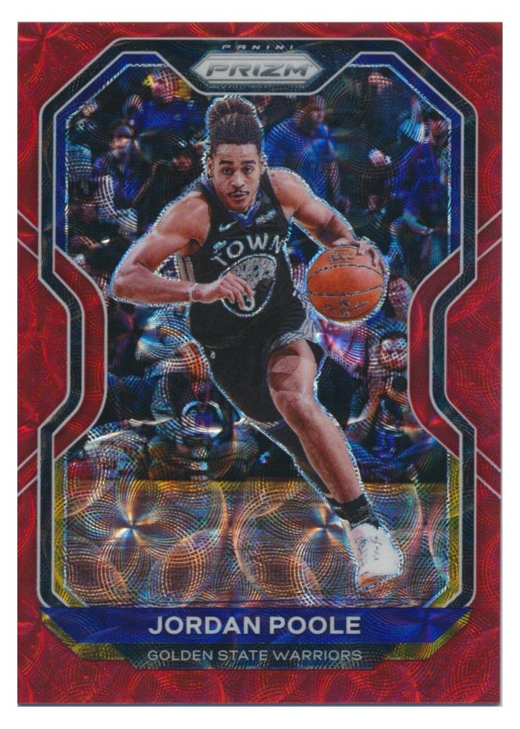 2020-21 Panini Prizm Base Set Jordan Poole #147 card