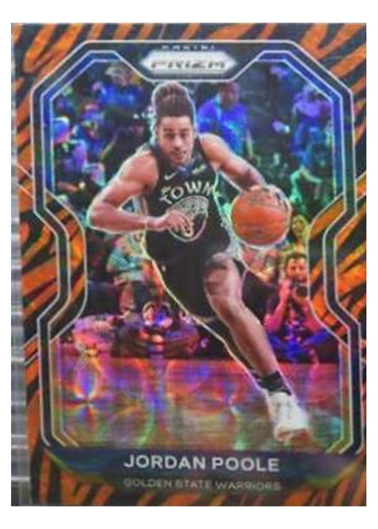 2020-21 Panini Prizm Base Set Jordan Poole #147 card