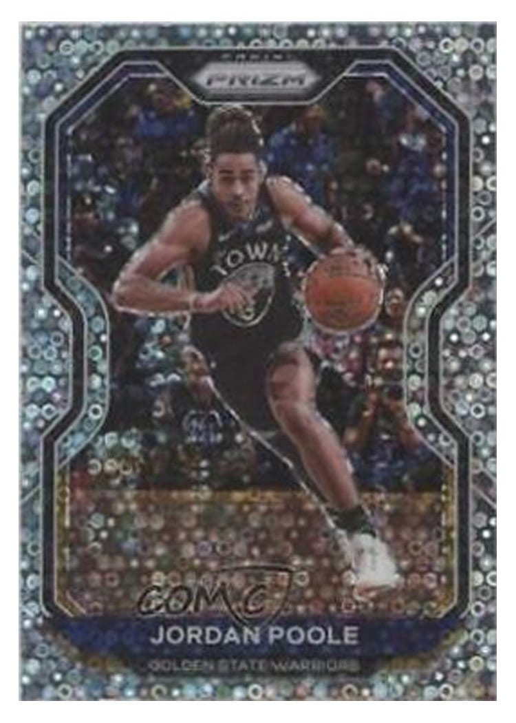 2020-21 Panini Prizm Base Set Jordan Poole #147 card