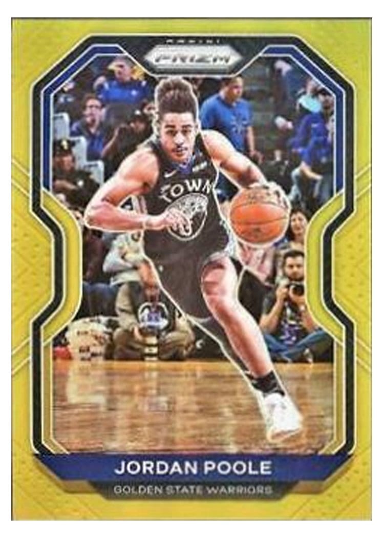 2020-21 Panini Prizm Base Set Jordan Poole #147 card