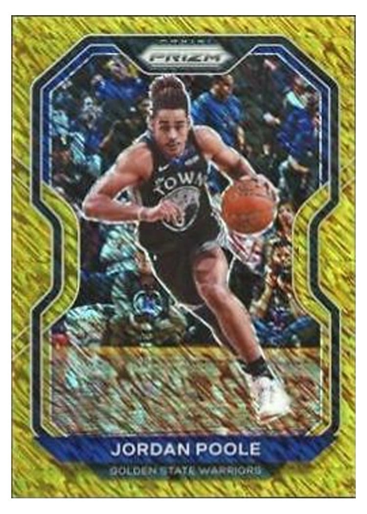 2020-21 Panini Prizm Base Set Jordan Poole #147 card