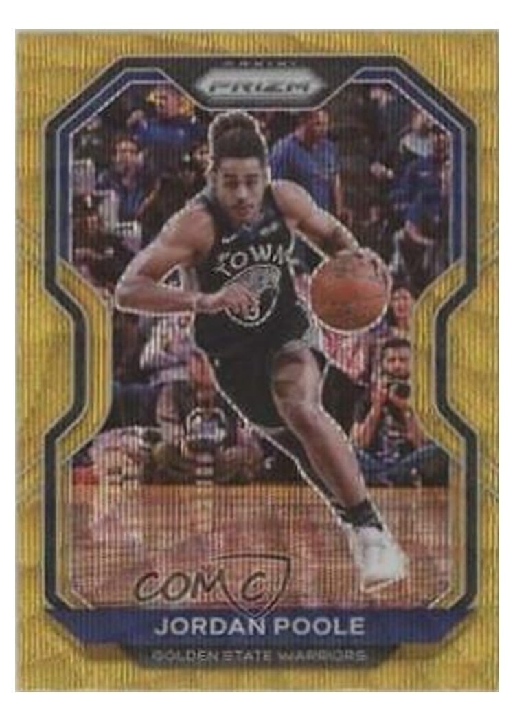 2020-21 Panini Prizm Base Set Jordan Poole #147 card