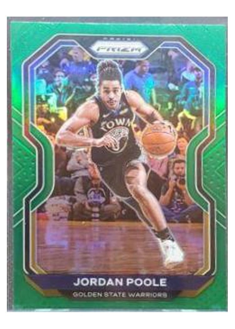 2020-21 Panini Prizm Base Set Jordan Poole #147 card