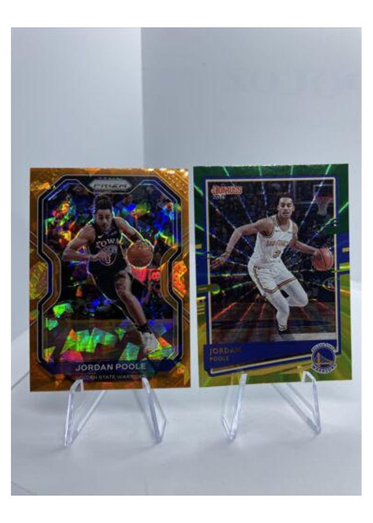 2020-21 Panini Prizm Base Set Jordan Poole #147 card