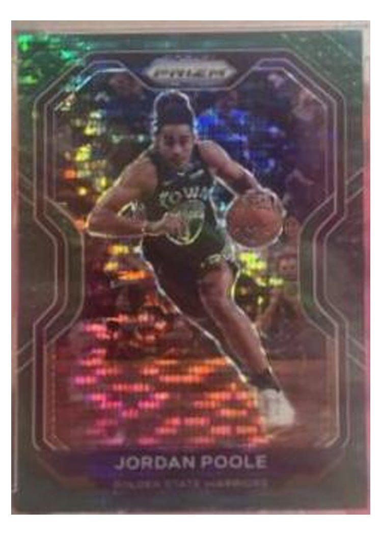 2020-21 Panini Prizm Base Set Jordan Poole #147 card