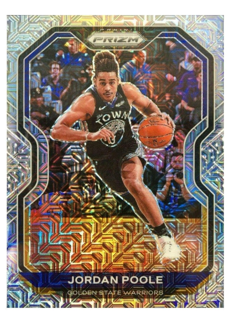 2020-21 Panini Prizm Base Set Jordan Poole #147 card