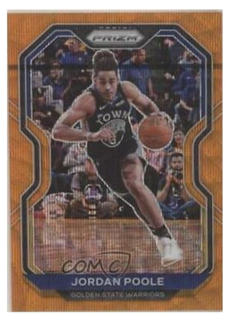 2020-21 Panini Prizm Base Set Jordan Poole #147 card
