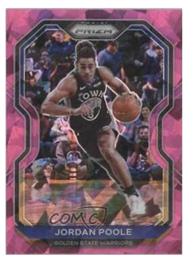 2020-21 Panini Prizm Base Set Jordan Poole #147 card