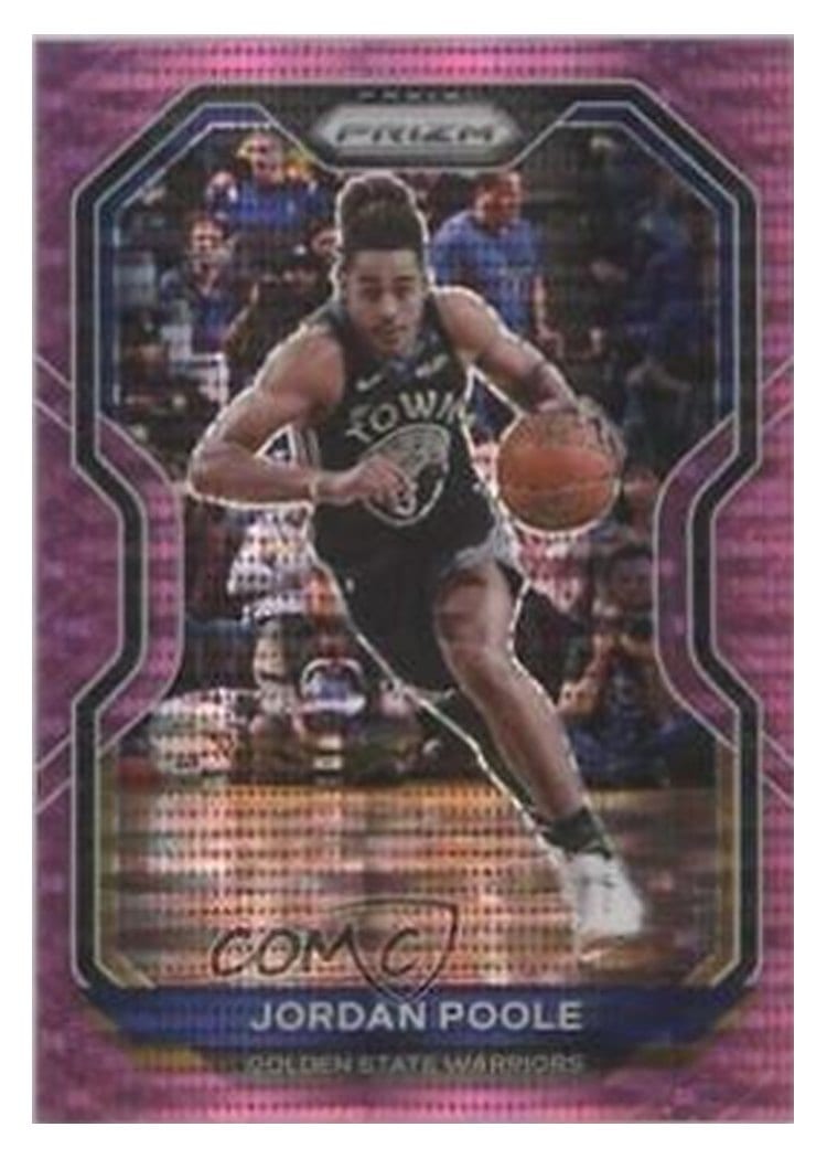2020-21 Panini Prizm Base Set Jordan Poole #147 card