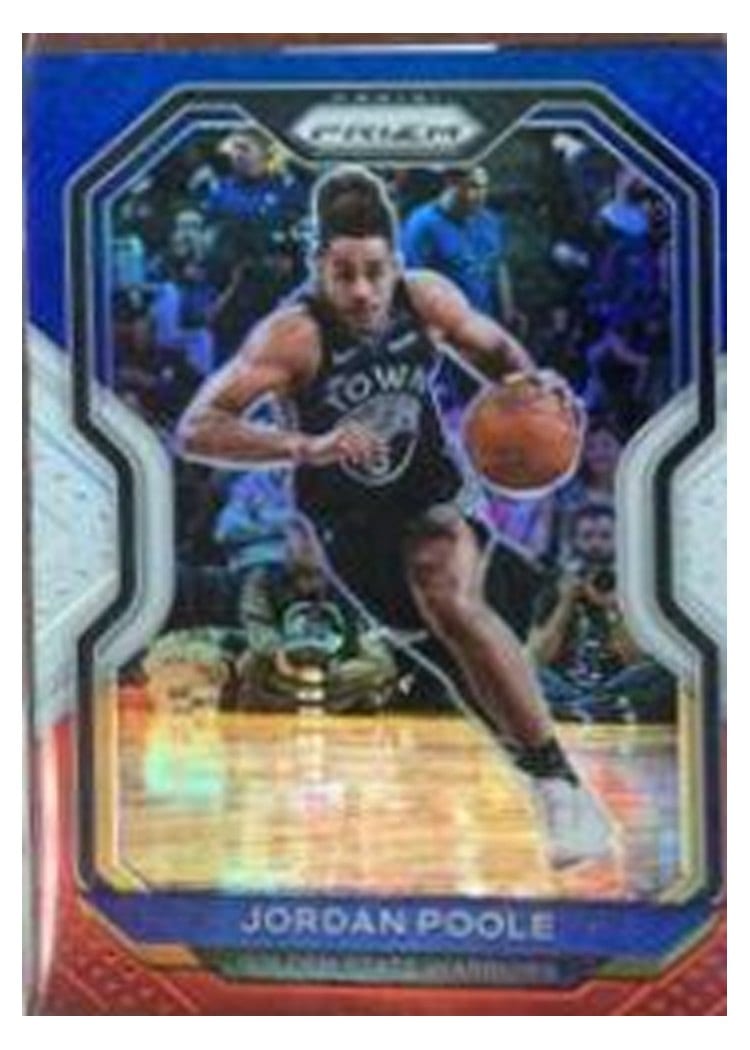 2020-21 Panini Prizm Base Set Jordan Poole #147 card