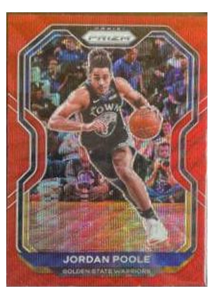 2020-21 Panini Prizm Base Set Jordan Poole #147 card