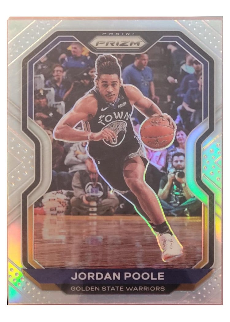 2020-21 Panini Prizm Base Set Jordan Poole #147 card