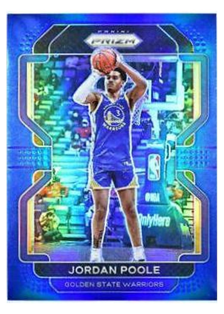 2021-22 Panini Prizm Base Set Jordan Poole #222 card