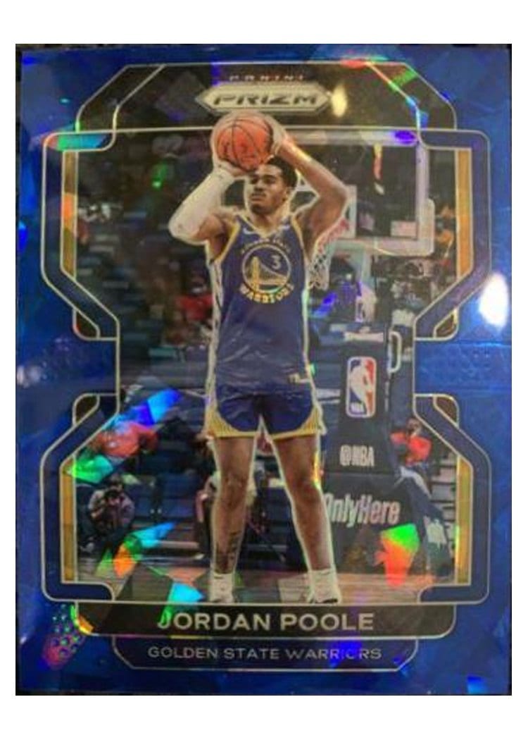 2021-22 Panini Prizm Base Set Jordan Poole #222 card