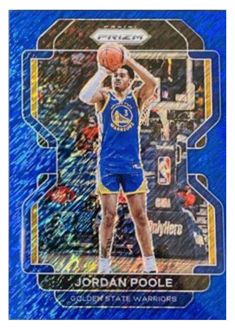 2021-22 Panini Prizm Base Set Jordan Poole #222 card