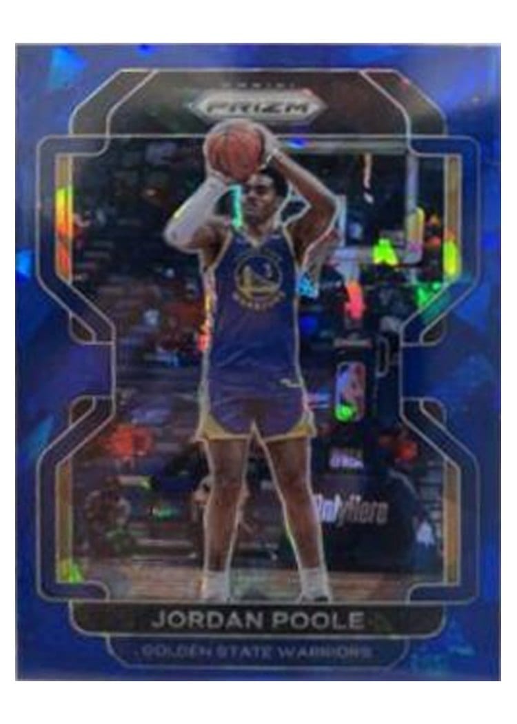 2021-22 Panini Prizm Base Set Jordan Poole #222 card