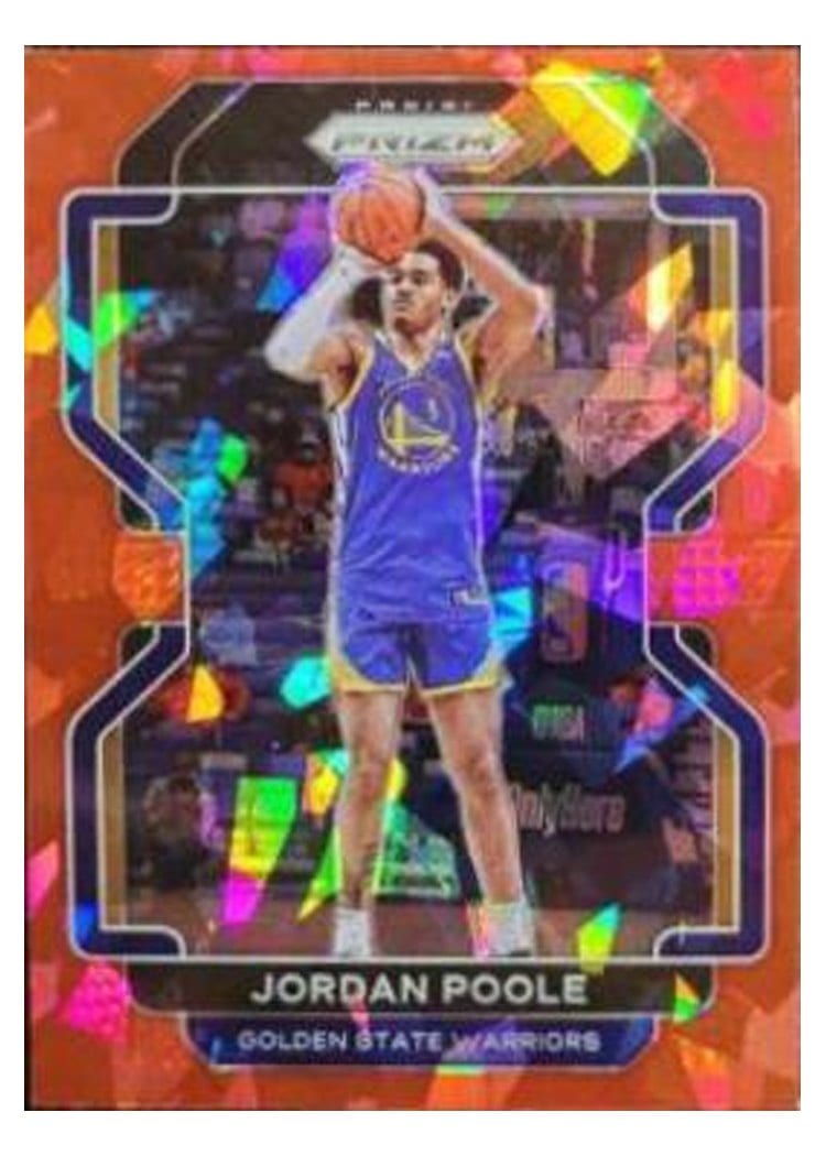 2021-22 Panini Prizm Base Set Jordan Poole #222 card