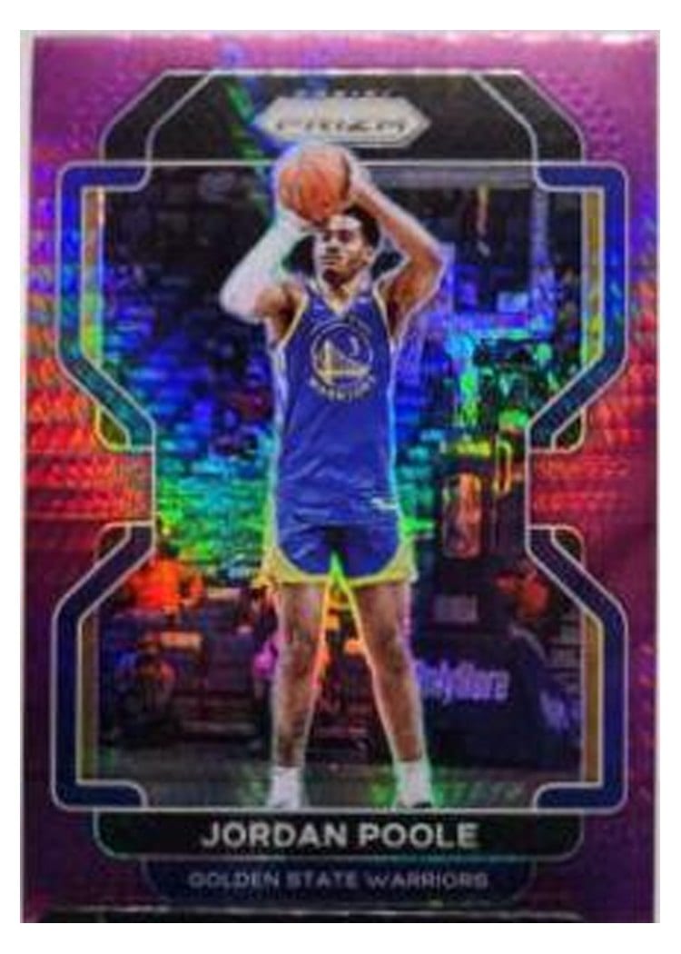 2021-22 Panini Prizm Base Set Jordan Poole #222 card
